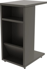 Βοηθητικό Τραπεζάκι Ανθρακί DRANA 30x40x63