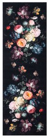 vidaXL Χαλί Κουζίνας Floral Λουλούδια 60 x 180 cm Βελούδο