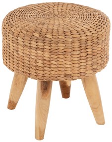 ΣΚΑΜΠΟ JIM HM7824 ΞΥΛΟ ΤΕΑΚ ΣΕ ΦΥΣΙΚΟ-ΨΑΘΙΝΟ ΚΑΘΙΣΜΑ Φ43x43Υ εκ.