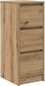 vidaXL Ντουλάπι τεχνίτης Δρυς 29,5x34x76 εκ. Επεξεργασμένο Ξύλο