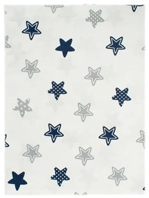 Παπλωματοθήκη Βρεφική Star 102 Blue DimCol 120x160cm 100% Βαμβάκι