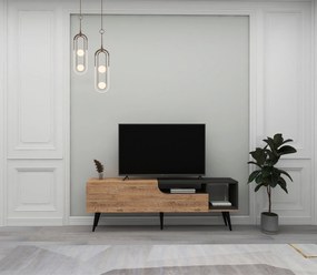 Έπιπλο Τηλεόρασης Πεύκο Atlantic / Ανθρακί ALBA 19,6x29,6x150