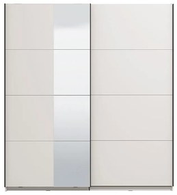Ντουλάπα Gard 200 OG με Καθρέφτη Λευκό 195x61x218 εκ. 195x61x218 εκ.
