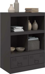 vidaXL Ντουλάπι Μαύρο 67x39x95 εκ. από Ατσάλι