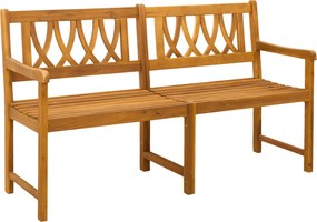 vidaXL Εξωτερικός πάγκος 2 -θέσιο 150 x 56 x 90 εκ.