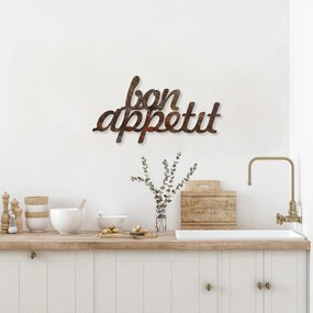 Decorative Metal Wall Accessory Rusty Bon Appetit Antiquation