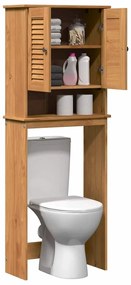 vidaXL Ντουλάπα τουαλέτας VIGO Καφέ και Μέλι Καφέ 60 x 27 x 161 εκ