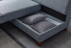 Corner Sofa-Bed Tloft Left - Grey Grey