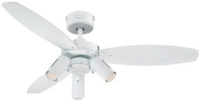 Ανεμιστήρας οροφής JET PLUS λευκό με 3 spot Westinghouse-7870340-Λευκό 7870340