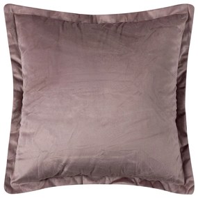 Βελουτέ Διακοσμητική Μαξιλαροθήκη (45x45) Silk Fashion A804 Συκλαμέν