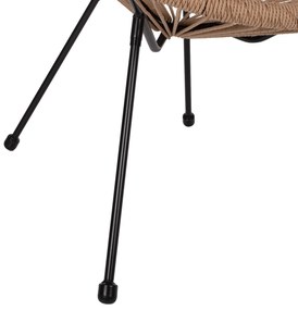 ΣΕΤ ΕΞΩΤΕΡΙΚΟΥ ΧΩΡΟΥ 3ΤΜΧ ACAPULCO HM21100 TWISTED WICKER-ΜΕΤΑΛΛΟ - 9996888 - HM21100