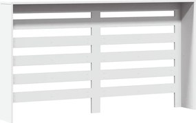 vidaXL Κάλυμμα Καλοριφέρ Λευκό 149x20x82 εκ. από Επεξεργασμένο Ξύλο