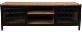 Έπιπλο Τηλεόρασης Zeno 854KLN3015 150x40x47cm Pine-Black