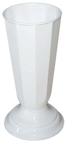 Βάζο Flakon 09-00-203 Φ19x45cm White Marhome Πλαστικό