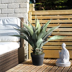 GloboStar® Artificial Garden SISAL AGAVE 20080 Τεχνητό Διακοσμητικό Φυτό Αγαύη Υ60cm