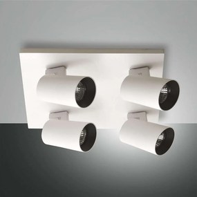 Φωτιστικό Οροφής - Σποτ Modo 3451-84-102 White Fabas Luce Αλουμίνιο