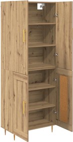 vidaXL Highboard Artisan Oak 69,5 x 34 x 180 εκ. Επεξεργασμένο ξύλο