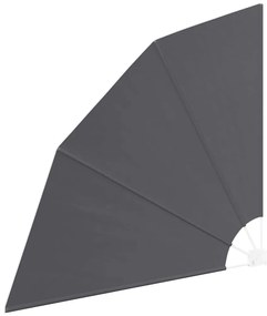 vidaXL Αδιάφανο σκίαστρο μπαλκονιού Μαύρο 140 x 140 cm ύφασμα