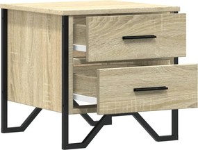 vidaXL Κομοδίνο Sonoma Δρυς 40x41x40 εκ. από Επεξεργασμένο Ξύλο