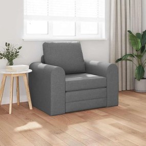 vidaXL Καναπές Κρεβάτι 2 σε 1 Σκούρος Γκρι 98x71x83 εκ. Ύφασμα