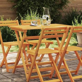 vidaXL Τραπέζι Κήπου Καφέ 90 x 55 x 75 εκ. Μασίφ ξύλο ακακίας