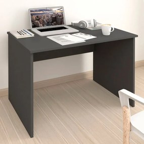 Γραφείο εργασίας Kalen Megapap χρώμα ανθρακί 90x60x74εκ.