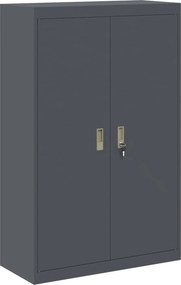 vidaXL Ντουλάπι αποθήκευσης 2 τμχ. Ανθρακί 90 x 40 x 180 cm Ατσάλι