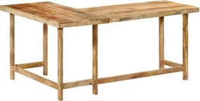 vidaXL Γραφείο 165x110x75 cm Mango από μασίφ ξύλο
