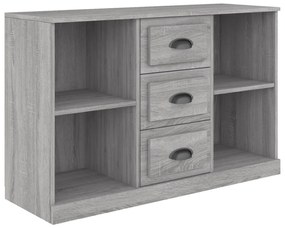 vidaXL Μπουφές Γκρι Sonoma 104,5x35,5x67,5 εκ. από Επεξεργασμένο Ξύλο