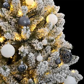 vidaXL Χριστουγεν. Δέντρο Τεχνητό Αρθρωτό με 300 LED &amp; Μπάλες 240 εκ.