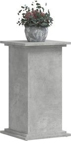 vidaXL Βάσεις Φυτών Γκρι Σκυρ. 33x33x60 εκ. Επεξεργασμένο Ξύλο