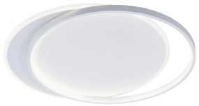 Φωτιστικό Οροφής Led 43w 3000K 3604lm  L550xH55mm Λευκό Evelyn Viokef 4301900