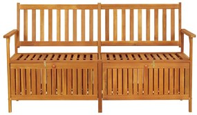 vidaXL Πάγκος Αποθήκευσης 148 εκ. από Μασίφ Ξύλο Ακακίας