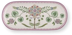 ΤΕΤΡΑΓΩΝΗ ΤΟΥΡΤΙΕΡΑ 33.3X15.5cm PIP STUDIO - LILY &amp; LOTUS OFF WHITE