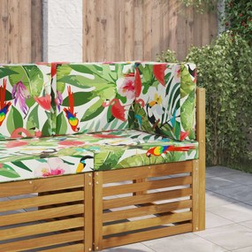 vidaXL Μαξιλάρι Καναπέ Εξωτερικού Χώρου 3 pcs πολύχρωμο Πολυεστέρας