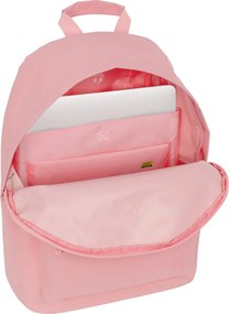 Σχολική Τσάντα Kappa kappa basics Ροζ 31 x 41 x 16 cm