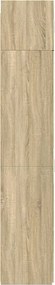 vidaXL Ντουλάπι Αποθήκευσης Στενό Δρυς 50x42,5x225 εκ. Επεξεργ. Ξύλο