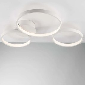 Φωτιστικό Οροφής - Πλαφονιέρα Fredy LED-FREDY-PL3 40W Led 60x60cm White Luce Ambiente Design Aluminium
