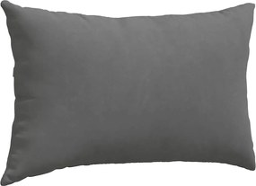 vidaXL Μαξιλάρι Καναπέ 2 pcs Σκούρο Γκρι 50 x 30 cm ύφασμα