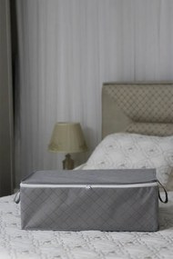Stewehome Σετ 6 τεμαχίων καπιτονέ θήκες αποθήκευσης κάτω από στρώμα 60x40 cm