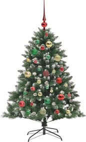 vidaXL Τεχνητό Χριστουγεννιάτικο Δέντρο με 150 LED Πράσινο 120 cm