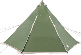 vidaXL Σκηνή Οικογενειακή Tipi 8 Ατόμων Αδιάβροχη Πράσινη