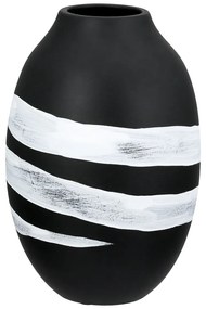 Βάζο Στρογγυλό Κεραμικό Μαύρο D14X21Cm D14X21Cm-05161489
