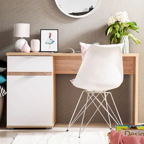 Γραφείο Jan Sonoma - Λευκό 130x50x75,5 εκ. 130x50x75.5 εκ.