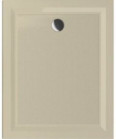 Ντουζιέρα Χυτή 140x80xY2 εκ. με Βαλβίδα Αποχέτευσης Sanitec Flat Classic Granite Ocra A200-29