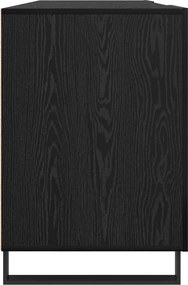 vidaXL Γραφείο με ράφι Μαύρη δρυς 140 x 50 x 75 εκ. Επεξεργασμένο ξύλο