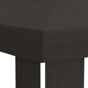 vidaXL Κάλυμμα Γκαζebo 6 x 3 m Ανθρακί Πολυεστέρας 190 gsm