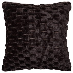 Γούνινη Διακοσμητική Μαξιλαροθήκη (45x45) Silk Fashion Mink Brown