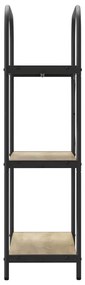 vidaXL Ράφι Βιβλίων Sonoma Δρυς 60 x 30 x 109 εκ Επεξεργασμένο ξύλο