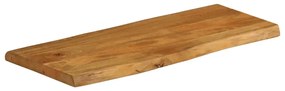 vidaXL Επιφάνεια Τραπεζιού 90x40x3,8 εκ. Live Edge Μασίφ Ξύλο Μάνγκο